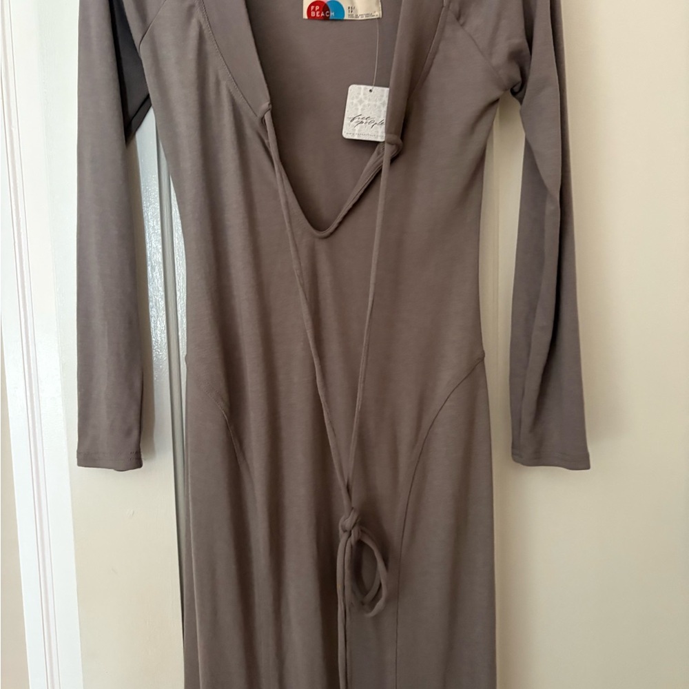 FP Beach Taupe Dress, NWT,